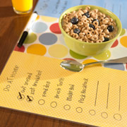 checklist-placemat