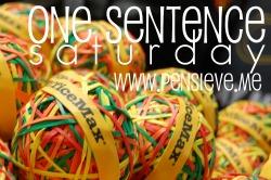one-sentence-saturday
